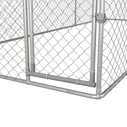 PawHut 19.7' x 7.5' x 7.5' Outdoor Dog Kennel W/ Waterproof Roof