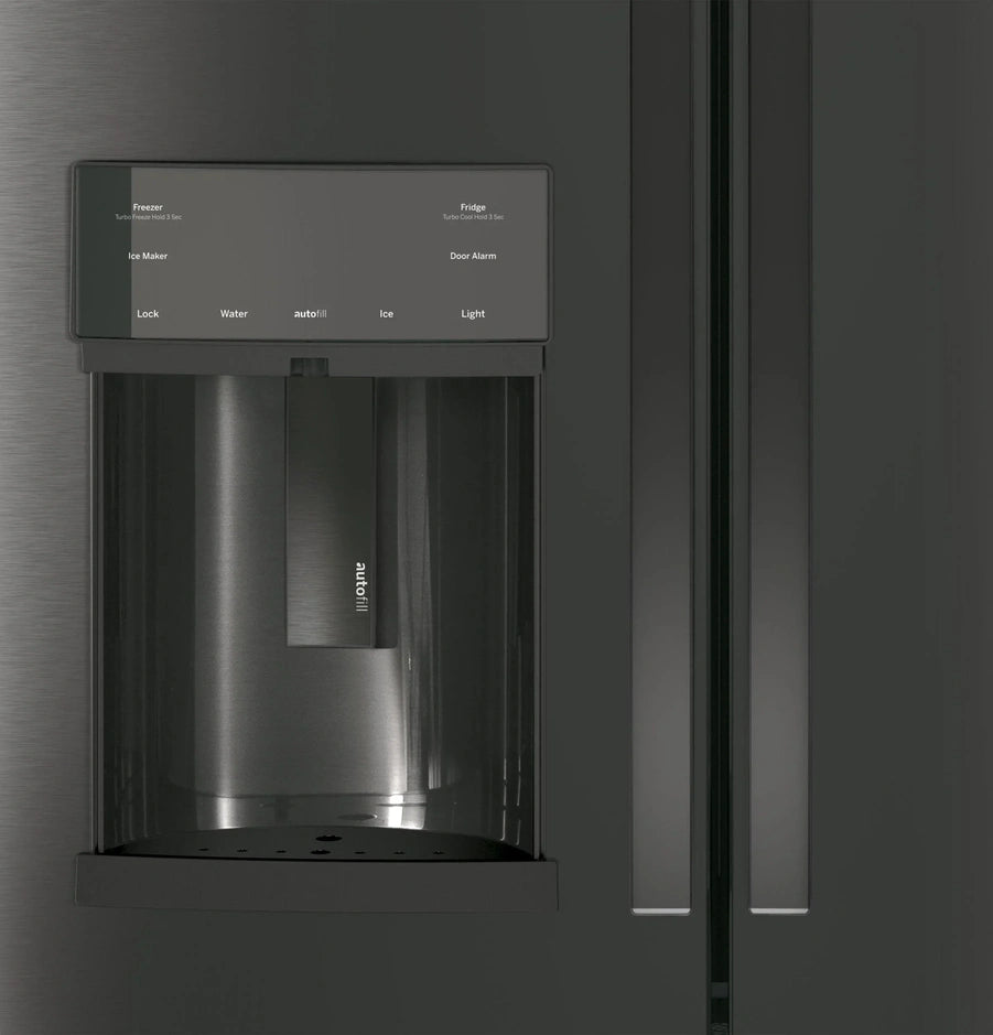 Appliances PFE28KBLTS 36 Inch French Door Refrigerator Black Stainless Steel