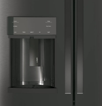 Appliances PFE28KBLTS 36 Inch French Door Refrigerator Black Stainless Steel