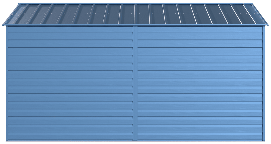 Arrow Select Steel Storage Shed, 10x14, Blue Grey