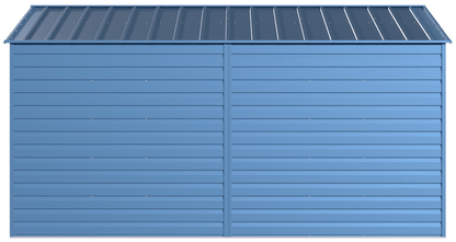 Arrow Select Steel Storage Shed, 10x14, Blue Grey